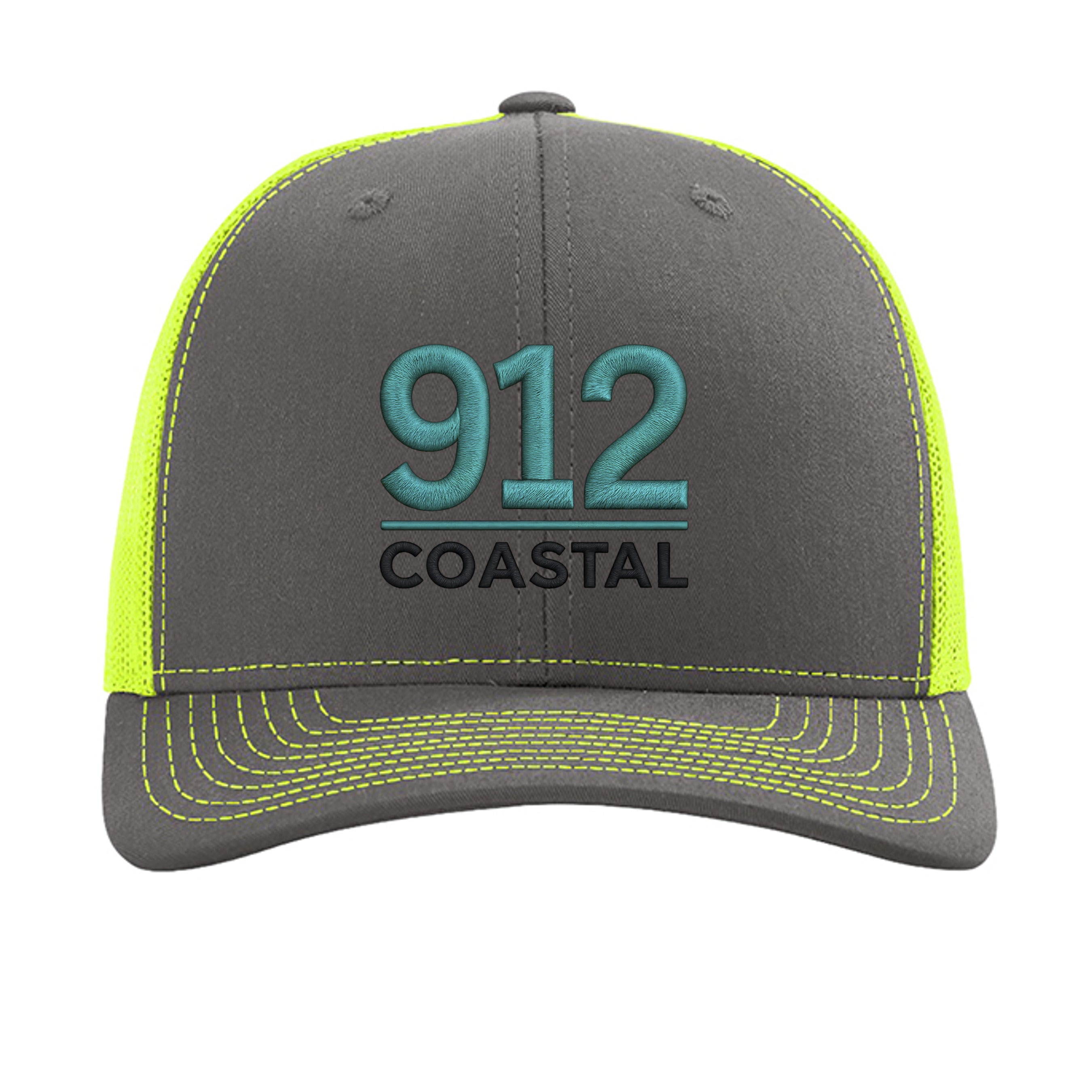 Charcoal/ Neon Yellow - 112 - FRONT